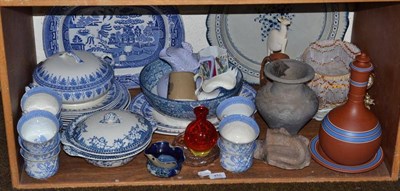Lot 455 - Quantity of blue and white etc