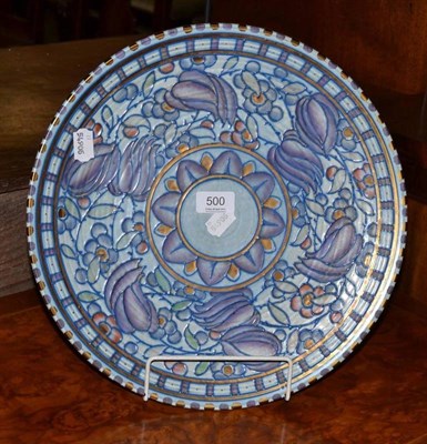 Lot 500 - Charlotte Rhead Crown Ducal charger