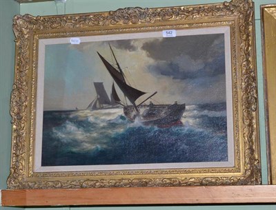 Lot 542 - Modern oil seascape