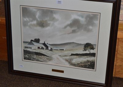 Lot 545 - G Birks, framed watercolour landscape