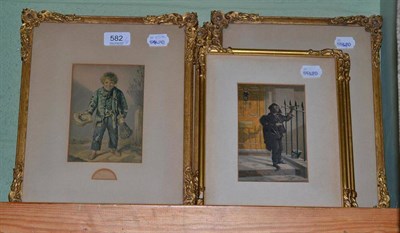 Lot 582 - Eight George Baxter prints, various subjects