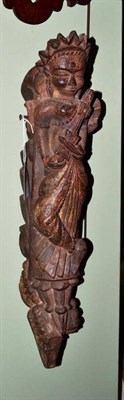 Lot 597 - Tibetan wood carving