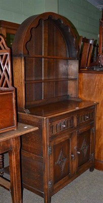 Lot 641 - A mid-20th century oak dresser