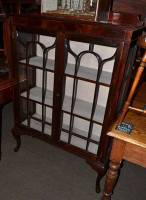 Lot 645 - Mahogany china cabinet