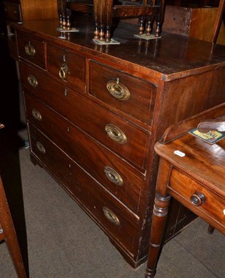 Lot 648 - A Victorian mahogany four height chest