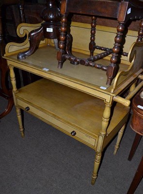 Lot 667 - Painted washstand stamped Browsholme Hall