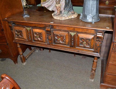 Lot 693 - 18th century oak dresser base