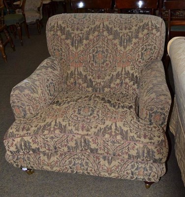 Lot 713 - Large upholstered armchair