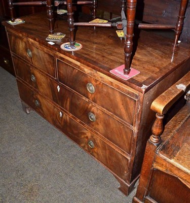 Lot 741 - 19th century mahogany chest