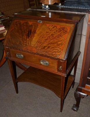 Lot 797 - Edwardian inlaid mahogany bureau