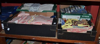 Lot 878 - Seventeen boxes of assorted modern fabrics including heavy and light weight cottons, Liberty etc