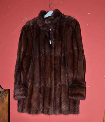 Lot 901 - A Musquash fur coat