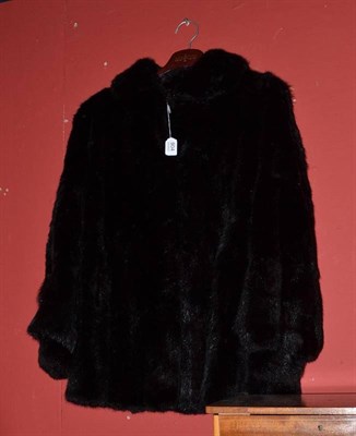 Lot 904 - Dark fur jacket