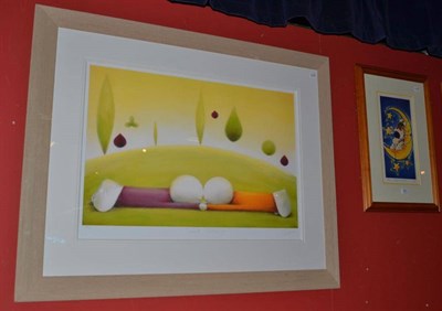 Lot 921 - After Doug Hyde 'Sweet Nothings'  together with another reproduction 'Night to Remember' (2)