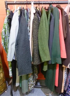 Lot 948 - Assorted circa 1940's and 50's suits, day dresses, overcoats etc