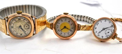 Lot 52 - Three wristwatches