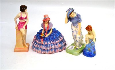 Lot 65 - Royal Doulton - Dancing Eyes, Windflower, Chloe, Brighton Belle (4)