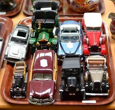 Lot 75 - Eight Franklin Mint model cars