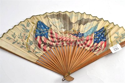 Lot 163 - A Philadelphia International exhibition fan