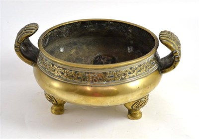 Lot 243 - Chinese bronze censer