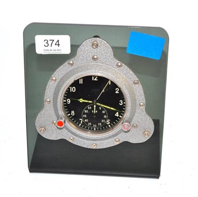 Lot 374 - Submarine clock