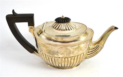 Lot 379 - Silver bachelors teapot