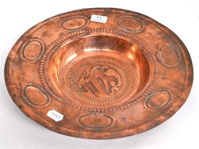 Lot 71 - Copper plaque