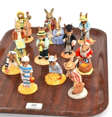 Lot 89 - Eleven Royal Doulton Bunnykins figures