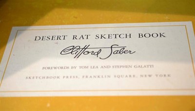 Lot 128 - A first edition book - Desert Rat Sketch Book, in original box