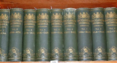 Lot 129 - The Encyclopaedia Britannica, 9th edition, Edinburgh, Adam and Charles Black, MDCCCLXXXIX, 24...