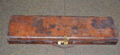 Lot 177 - Leather gun case embossed H. A Ross, First Battalion Gordon Highlanders