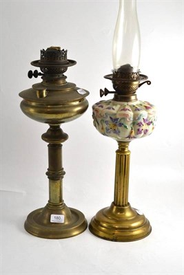 Lot 180 - Two oil lamps