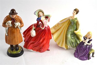 Lot 207 - Four Doulton figures