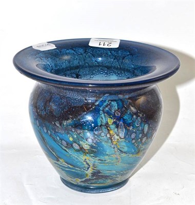 Lot 211 - A Monart style Art Glass vase