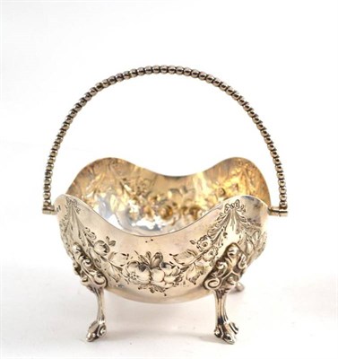 Lot 333 - Silver basket