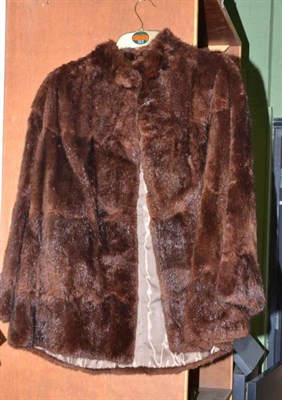 Lot 347 - A musquash fur jacket