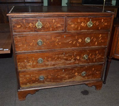 Lot 483 - Satinwood inlaid chest