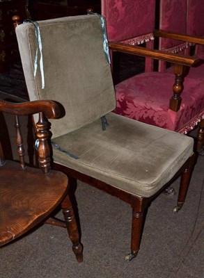 Lot 498 - Edwardian armchair