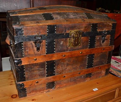 Lot 647 - Dome top trunk