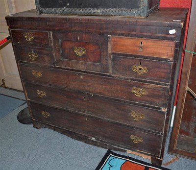 Lot 649 - Georgian straight front chest of drawers (a.f.)