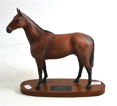 Lot 67 - Beswick matte glaze figure of Arkle