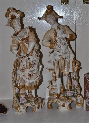Lot 126 - A pair of late 19th century German figures