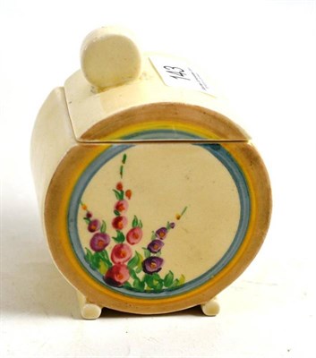 Lot 143 - Clarice Cliff preserve pot