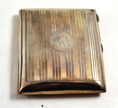 Lot 156 - A silver cigarette case