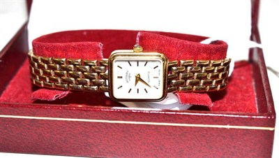 Lot 164 - A lady's 9ct gold wristwatch signed Rotary