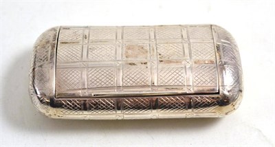 Lot 174 - A silver snuff box, London, 1806