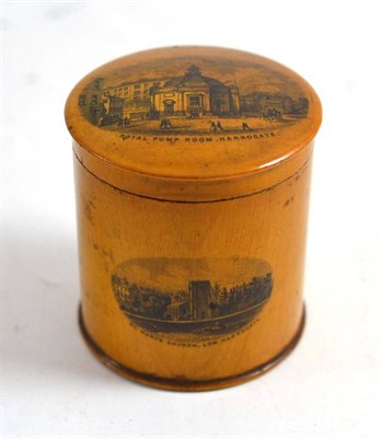 Lot 180 - A Mauchlin box ";Harrogate"