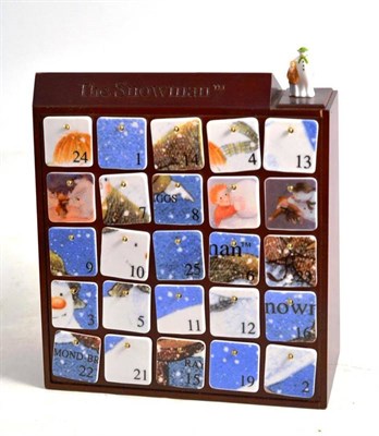 Lot 216 - A Coalport Snowman advent calendar (boxed)