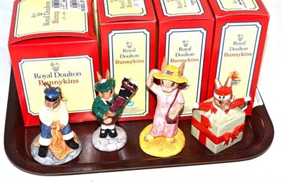 Lot 264 - Twelve Royal Doulton Bunnykins figures boxed and four without boxes