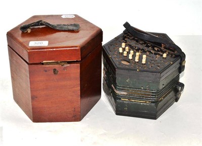 Lot 320 - 19th century squeeze box